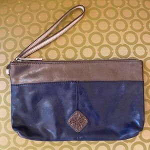 Vera Wang tricolor wallet/wristlet